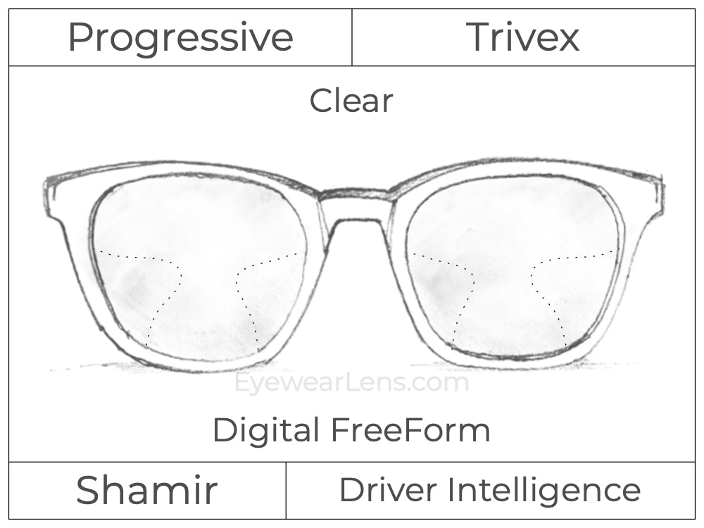 Progressive - Shamir - Driver Intelligence Moon - Digital - Trivex - Clear