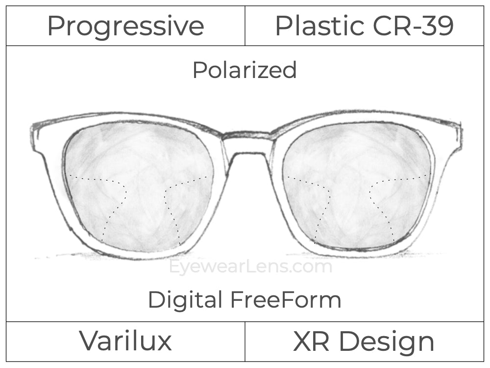 Progressive - Varilux - XR Design - Digital - Plastic - Polarized