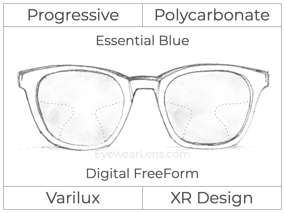Progressive - Varilux - XR Design - Digital - Polycarbonate - Smart Blue Filter