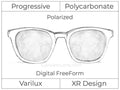 Progressive - Varilux - XR Design - Digital - Polycarbonate - Polarized