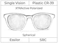 Single Vision - Plastic - Transitions XTRActive Polarized - Spherical