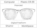 Computer Progressive - Shamir - WorkSpace - Digital FreeForm - Plastic - Polarized