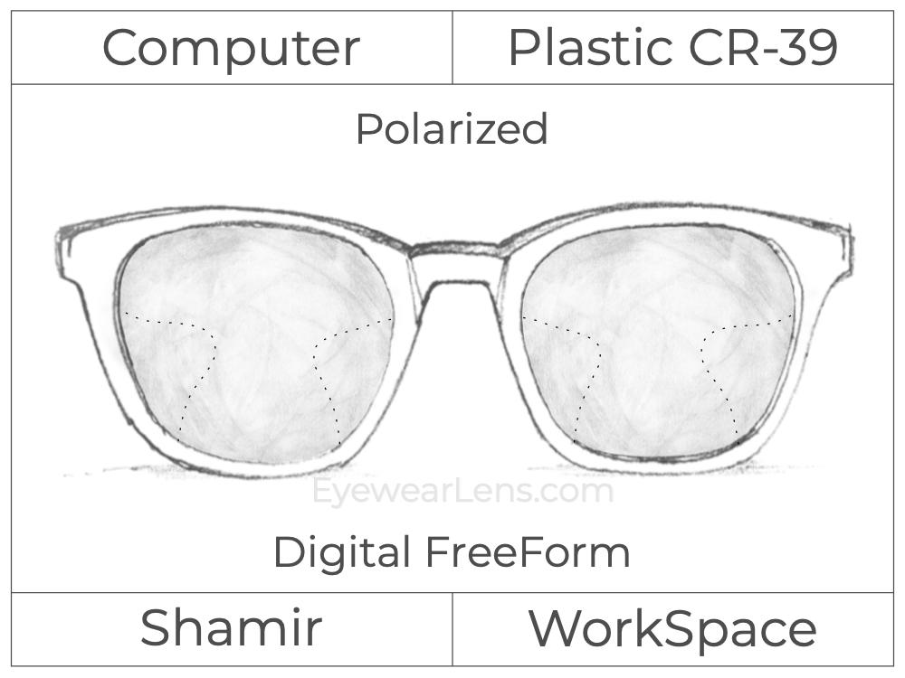 Computer Progressive - Shamir - WorkSpace - Digital FreeForm - Plastic - Polarized