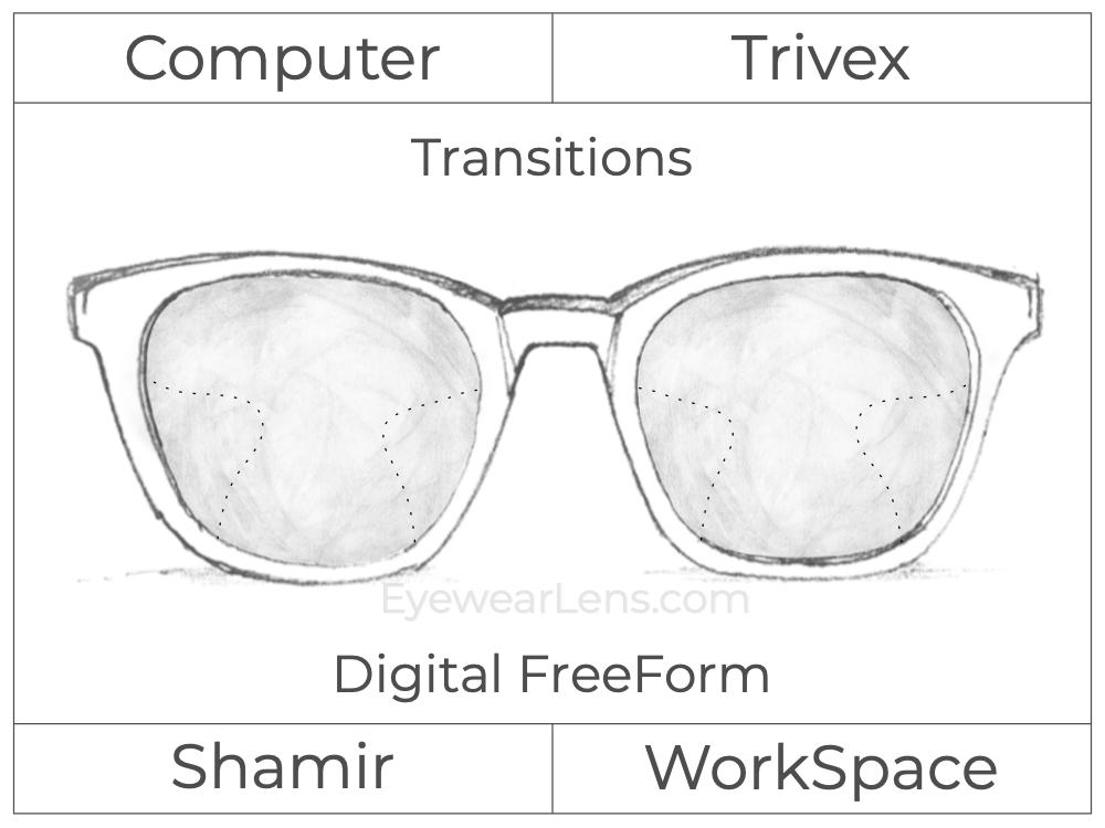 Computer Progressive - Shamir - WorkSpace - Digital FreeForm - Trivex - Transitions Signature