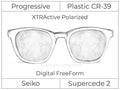 Progressive - Seiko - Supercede 2 - Digital - Plastic - Transitions XTRActive Polarized