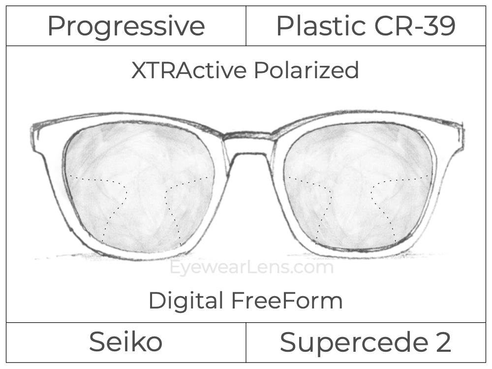 Progressive - Seiko - Supercede 2 - Digital - Plastic - Transitions XTRActive Polarized