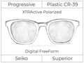 Progressive - Seiko - Superior - Digital - Plastic - Transitions XTRActive Polarized