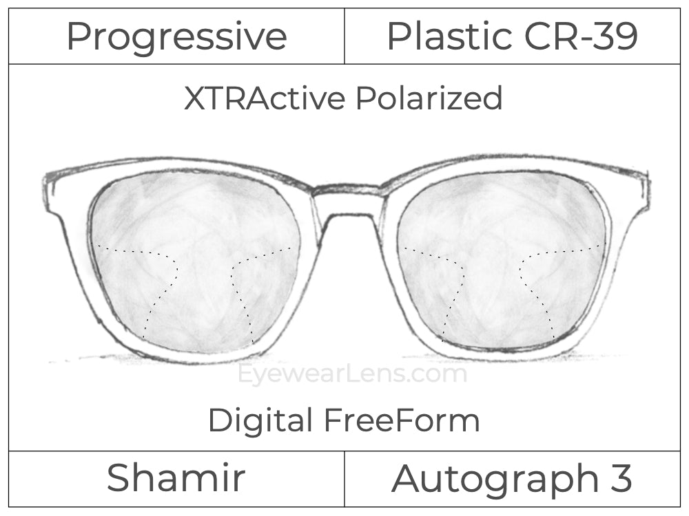 Progressive - Shamir - Autograph 3 - Digital - Plastic - Transitions XTRActive Polarized
