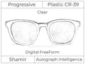 Progressive - Shamir - Autograph Intelligence - Digital - Plastic - Clear