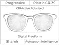 Progressive - Shamir - Autograph Intelligence - Digital - Plastic - Transitions XTRActive Polarized