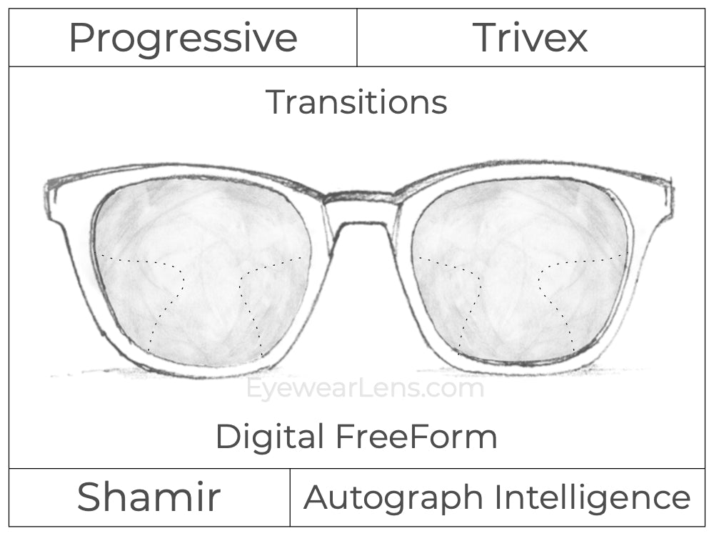 Progressive - Shamir - Autograph Intelligence - Digital - Trivex - Transitions Signature