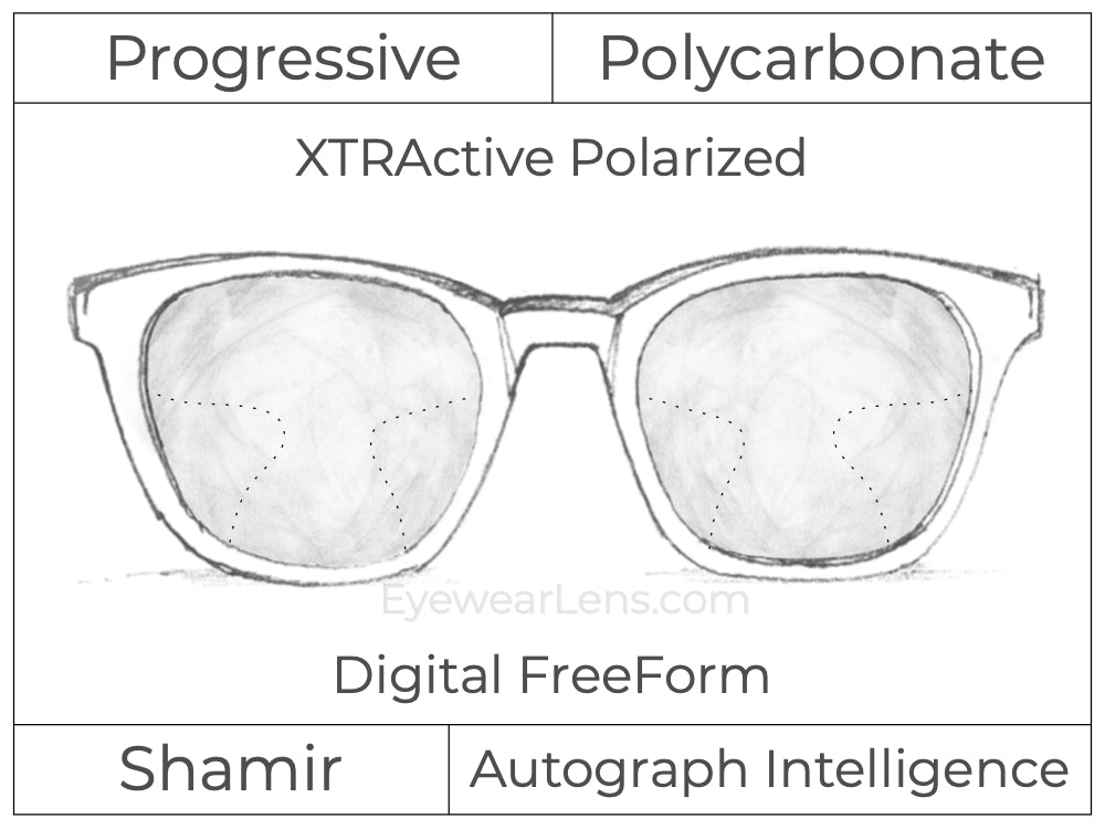 Progressive - Shamir - Autograph Intelligence - Digital - Polycarbonate - Transitions XTRActive Polarized