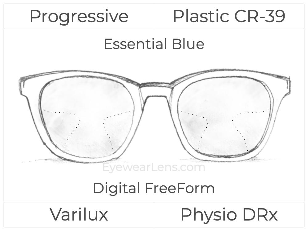 Progressive - Varilux - Physio DRx - Digital FreeForm - Plastic - Smart Blue Filter