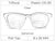 Trifocal - Flat Top 8X35 - Plastic - Spherical - Clear
